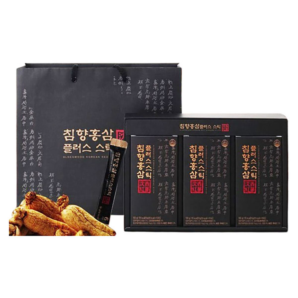 진웰스 6년근 침향 홍삼 플러스 스틱 10g 30포, 1개 - 메인 이미지