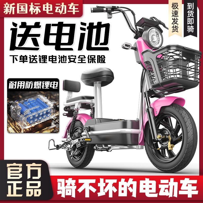 전기자전거 출퇴근용 배달 스쿠터 350W 24V 전기차 - 상세 이미지 5