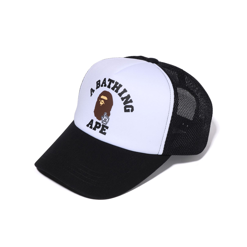 베이프 모자 GO APE POINTER COLLEGE MESH CAP BAPEC 1L25-180-001 - 상품 이미지
