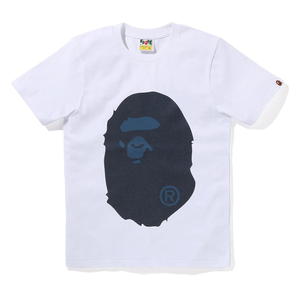 베이프 우먼즈 반팔티 DENIM BIG APE HEAD TEE 1L80-210-069 - 상품 이미지
