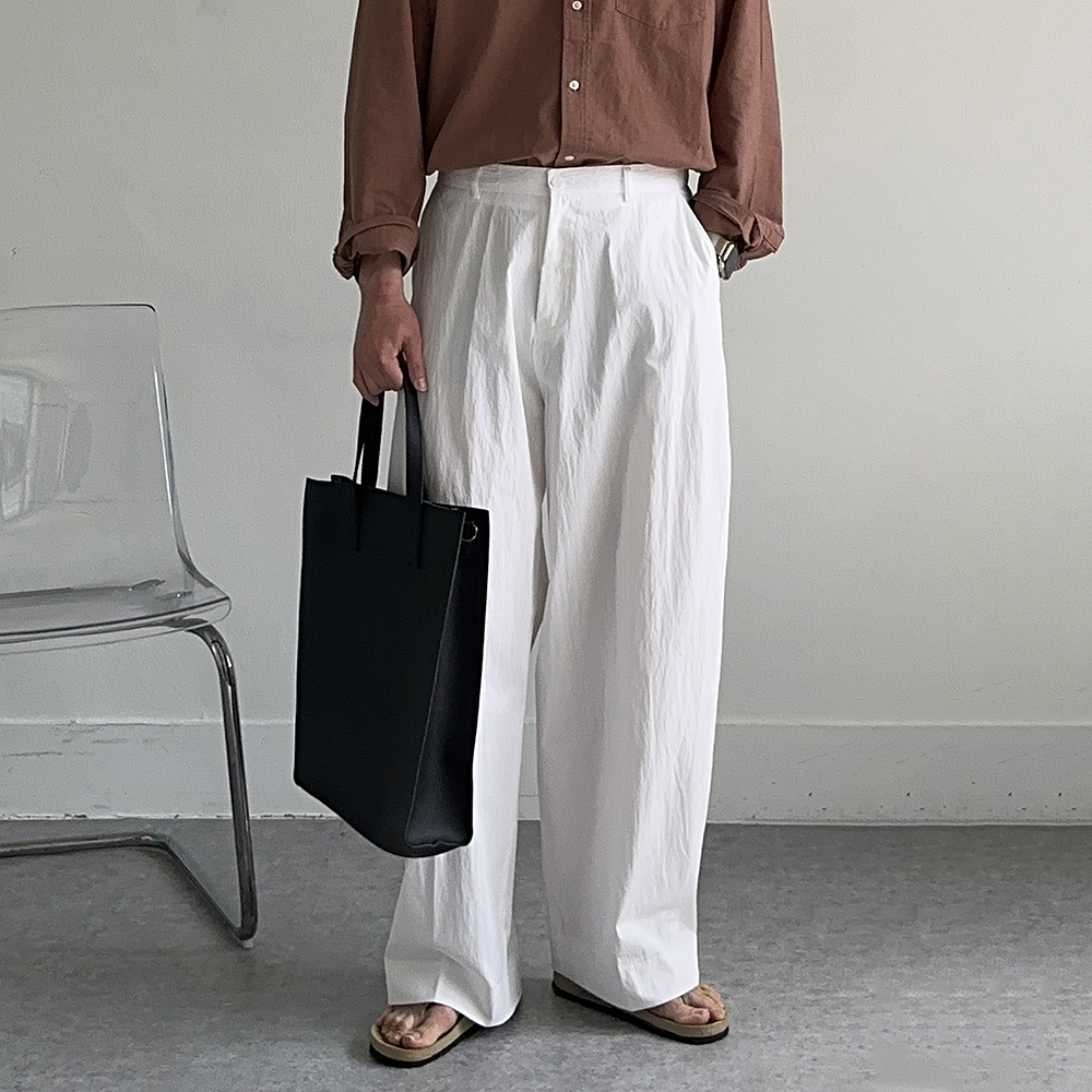 남자여름바지 벌룬 팬츠 나일론 바지 남자 아이스팬츠 - 상품 이미지