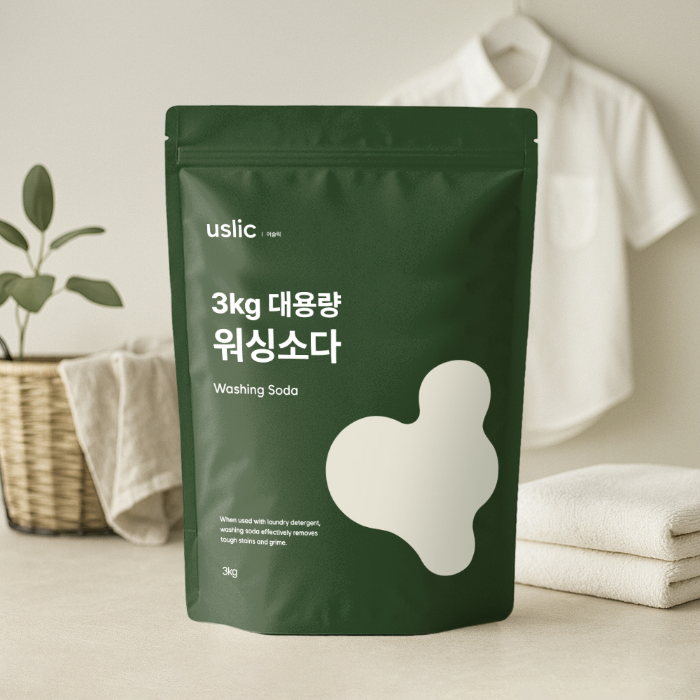 어슬릭 워싱소다 탄산소다 탄산나트륨 강알칼리세제 염기성 3kg, 2개 - 상세 이미지 2