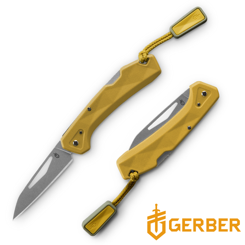GERBER LST 미니(F) 머스타드옐로우 폴딩 나이프