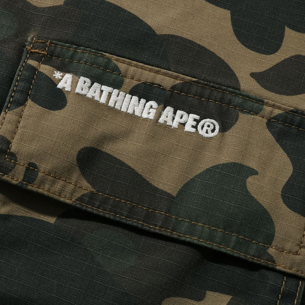 베이프 셔츠 1ST CAMO HEAVY WASHED MULTI POCKET CARGO LS SHIRT 1L80-131-302 - 상세 이미지 4