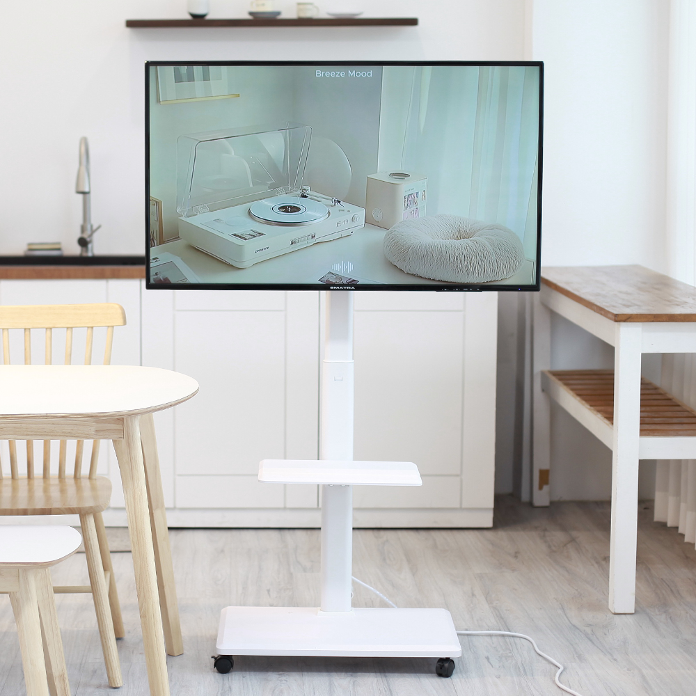 이동식 TV거치대 높이조절 티비스탠드 삼성 LG 스탠드 삼탠바이미 - 상세 이미지 2