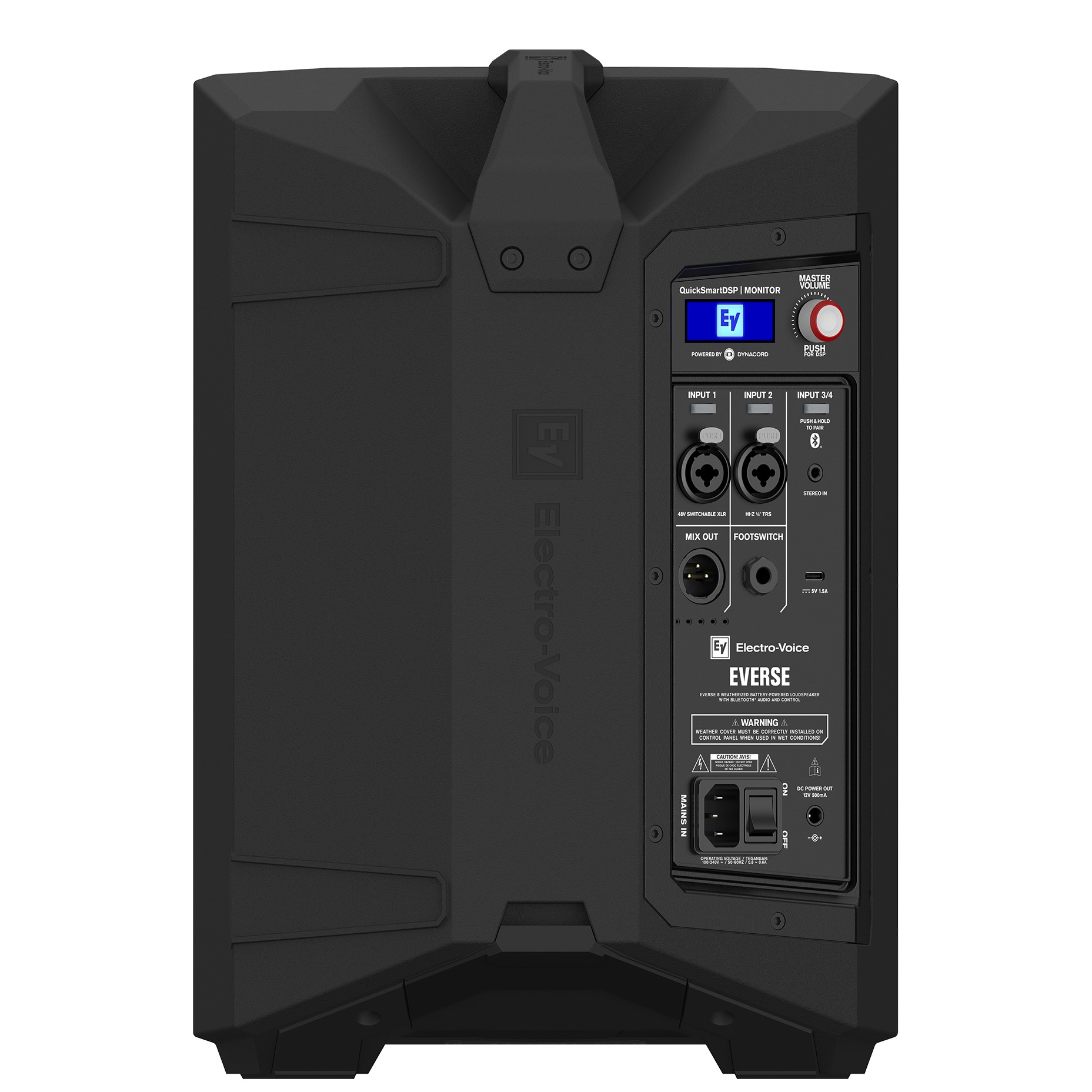 EV EVERSE8 이브이 충전식 파워드 스피커 휴대용 블루투스 방수 400W 공연 행사 - 상세 이미지 4