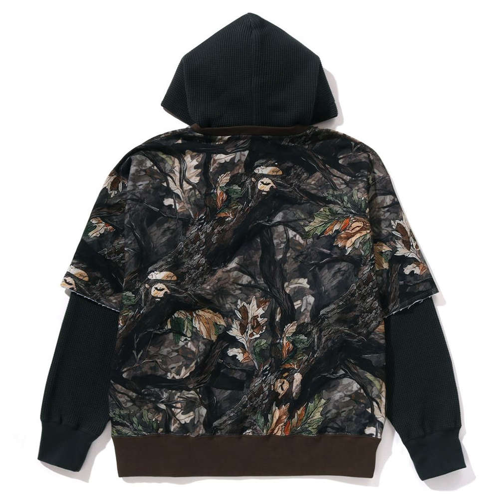 베이프 후드티 TREE EDGE CAMO LAYERED PULLOVER HOODIE 1L80-114-003 - 상세 이미지 2