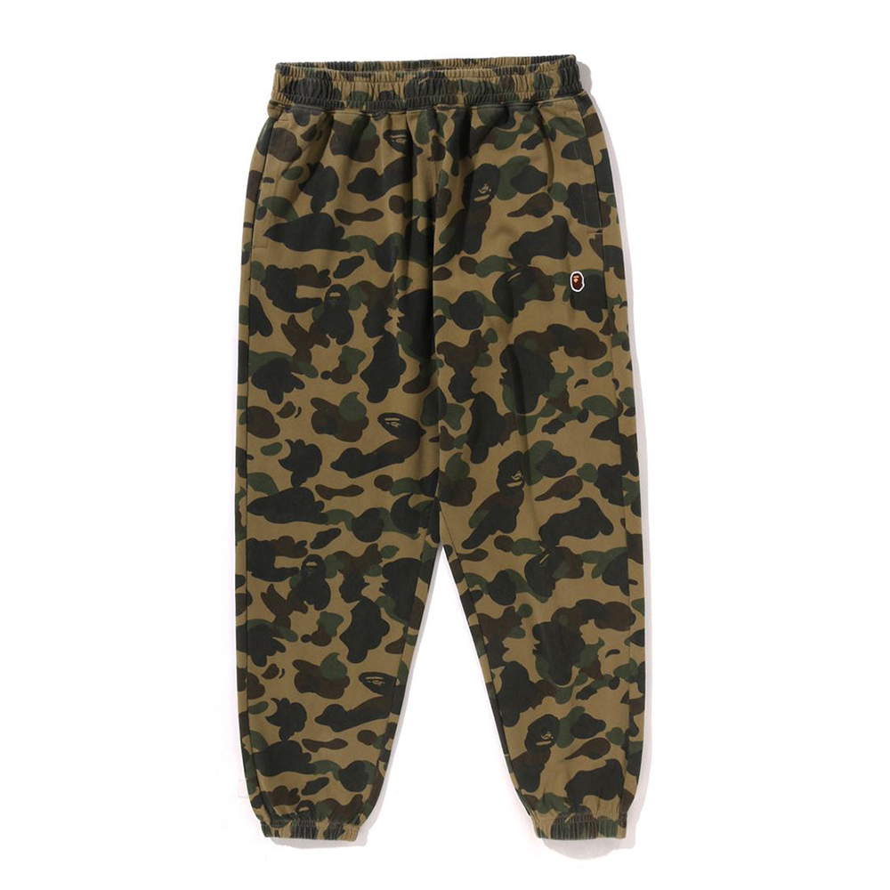 베이프 바지 1ST CAMO ONE POINT RELAXED FIT SWEAT PANTS 1L80-152-320 - 상세 이미지 2