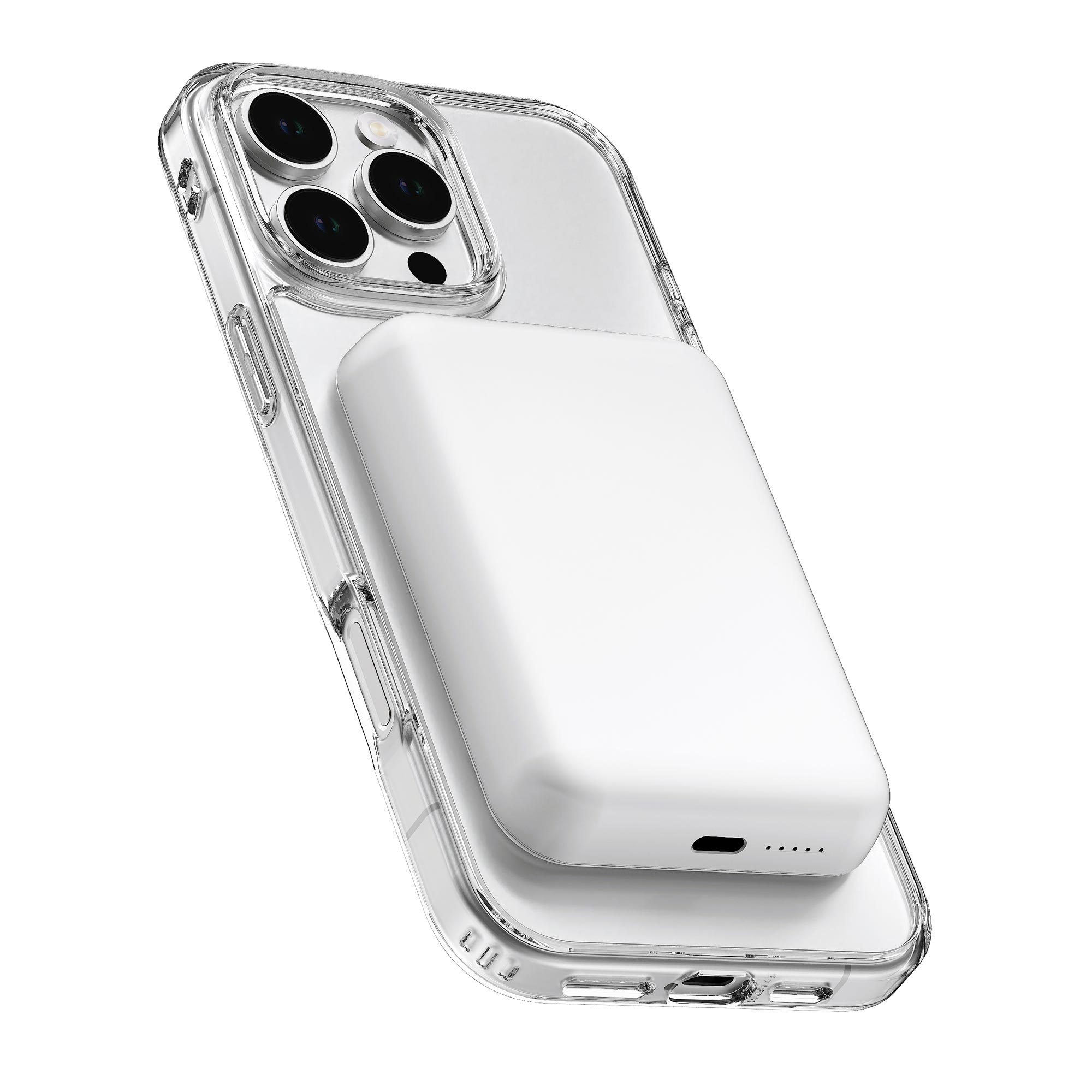 고속 맥세이프 무선 충전 보조배터리 5000mAh 화이트 - 상세 이미지 4