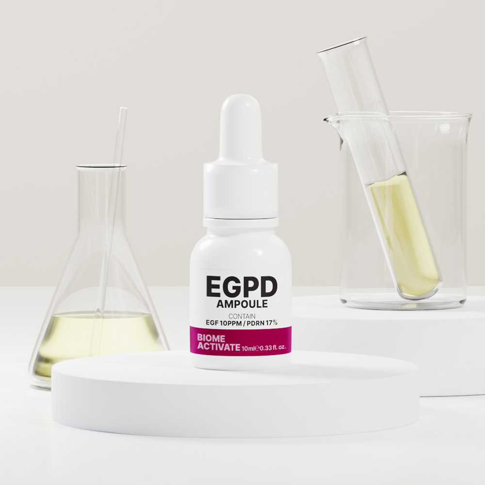 [바액] [고기능] EGPD 앰플 [10ml] 피부요철개선 도자기피부 EGF10ppm(배합한도 최대함량) 순수 PDRN 17%(170,000ppm) 탄력케어