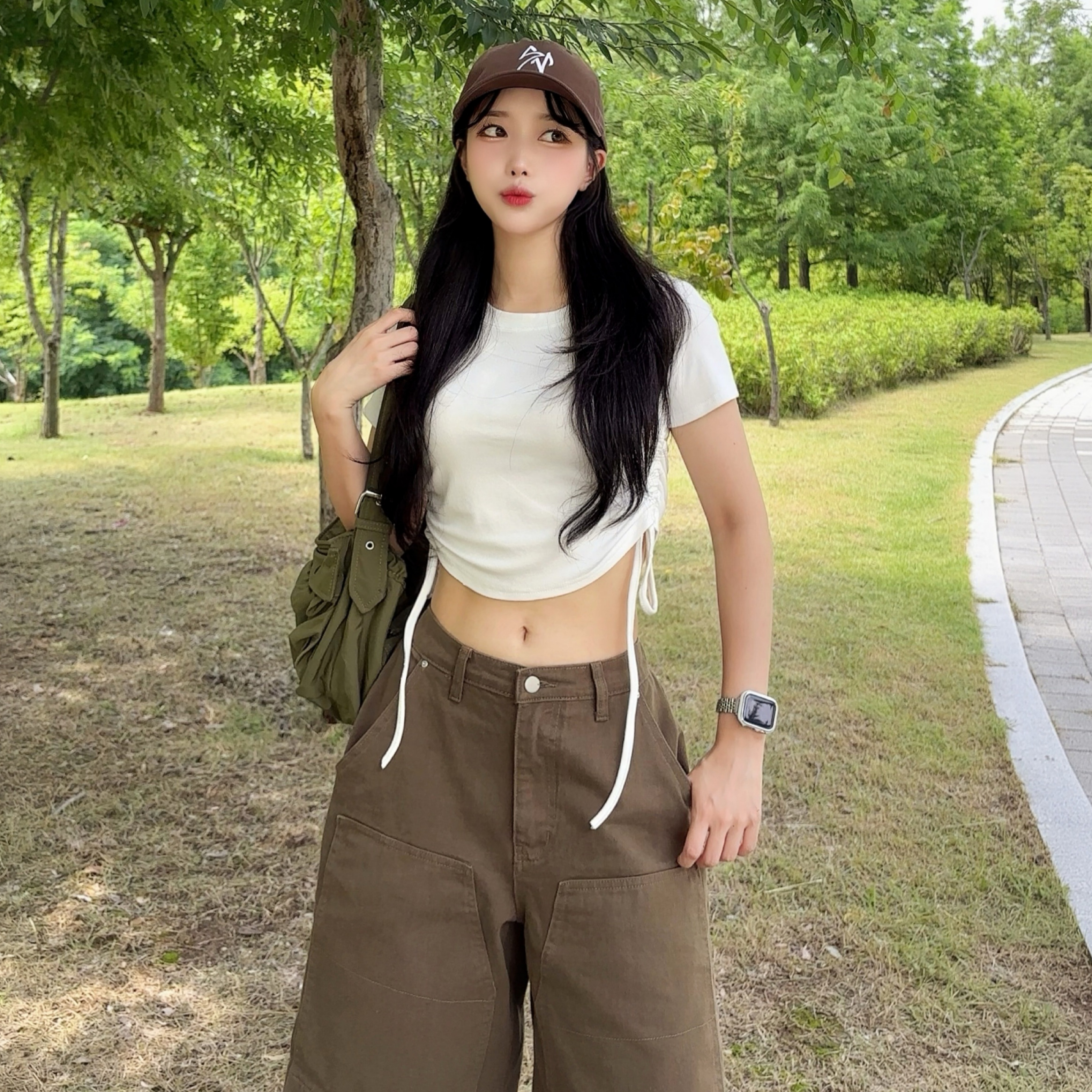 스트레인지 빌런 인플루언서 볼캡 004 얼굴작아보이는 빅사이즈 깊은 대두 모자 이미지 6