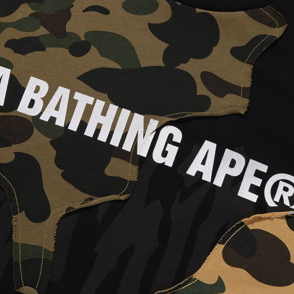 베이프 반팔티 1ST CAMO UPCYCLED LOGO RELAXED FIT TEE 1L80-109-302 - 상세 이미지 3