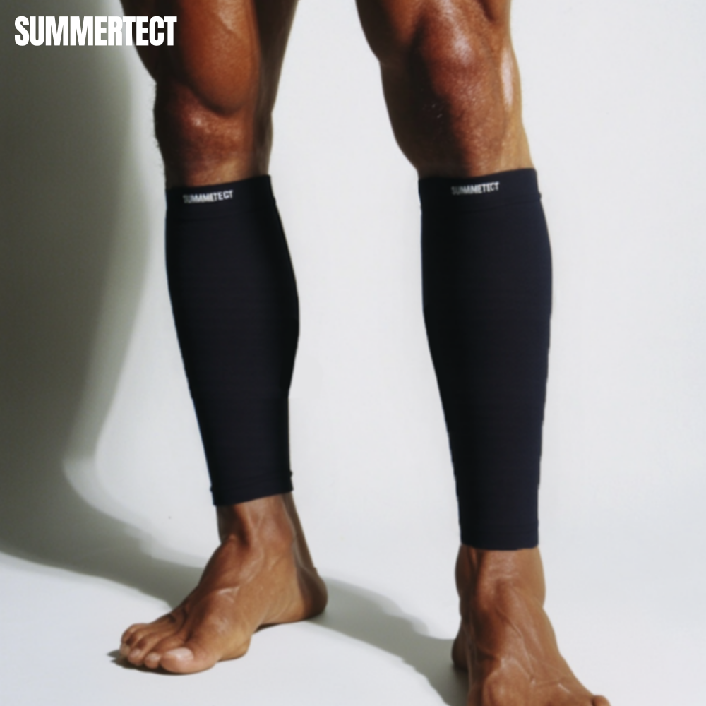 써머텍트 에어런 카프 슬리브 종아리 보호대 러닝 레그슬리브 2개입 제품 이미지