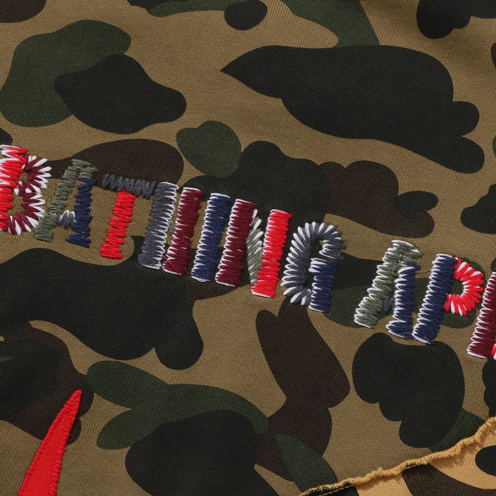 베이프 후드집업 1ST CAMO UPCYCLED RELAXED FIT FULL ZIP HOODIE 1L80-115-308 - 상세 이미지 3
