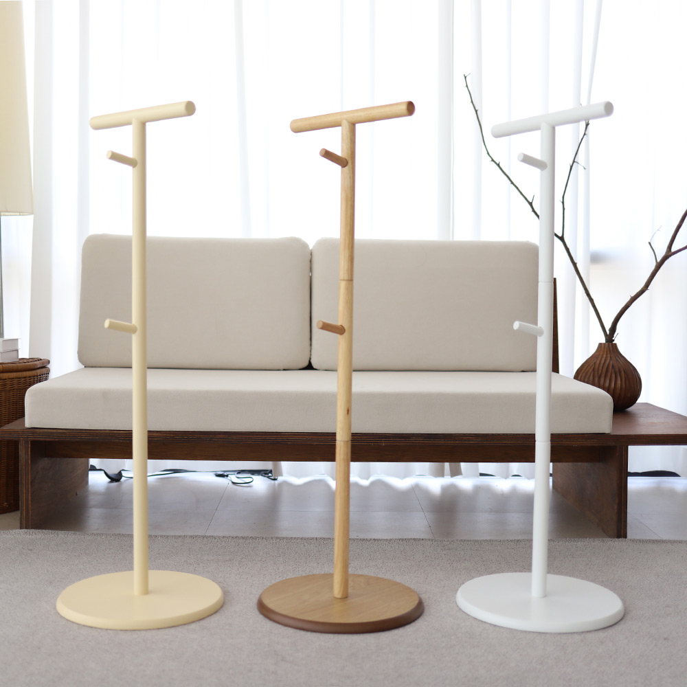 트리스토어 레브 원목 가방행거 현관 아이방 소품걸이 틈새 행거