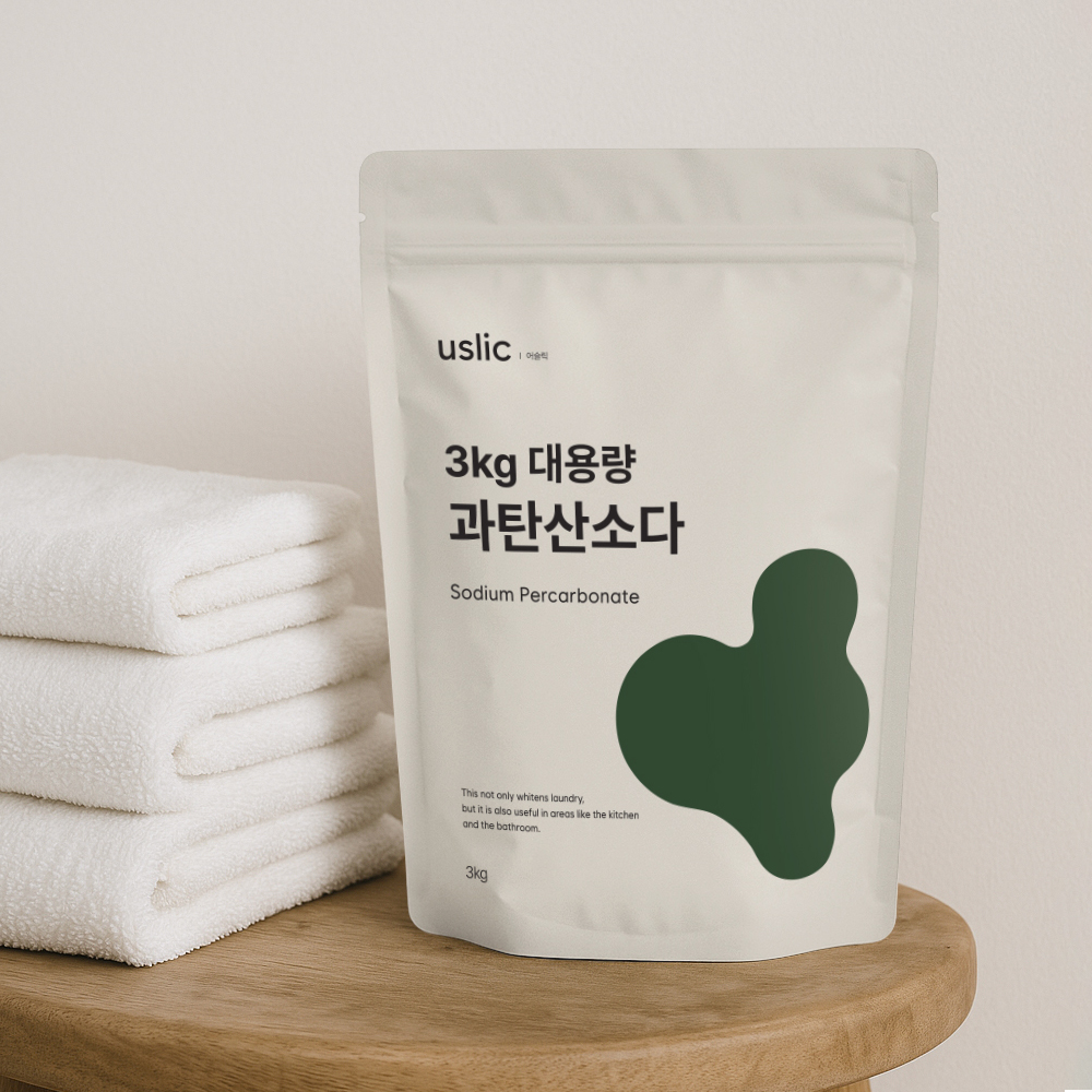 어슬릭 국내산 과탄산소다 살균표백 흰색옷 누런때 하얗게 세탁조 배수구청소 3kg, 1개 이미지 7