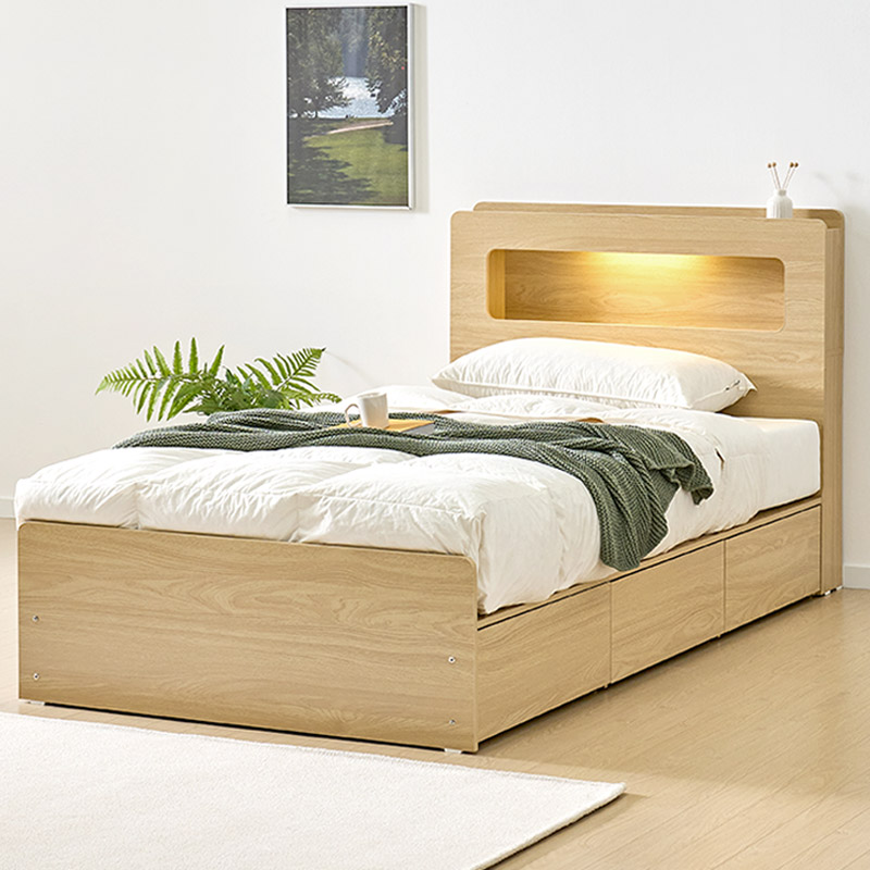 로에 서랍 수납침대 프레임 SS 베이직