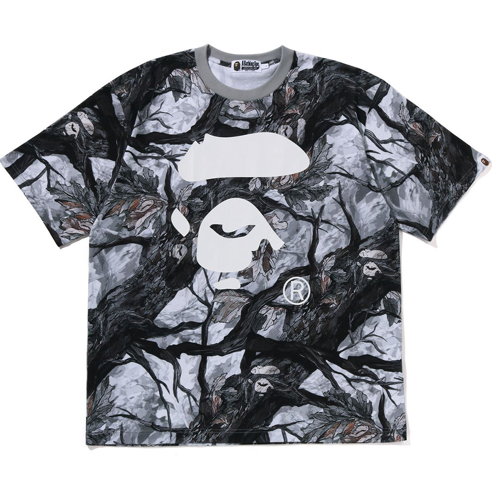 베이프 반팔티 TREE EDGE CAMO APE FACE RELAXED FIT TEE 1L80-109-012 - 상세 이미지 2