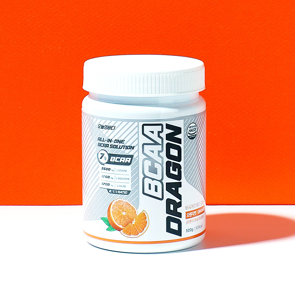 오늘의바디 BCAA 드래곤 레몬맛 필수아미노산 종합 보충제 500g 이미지 3