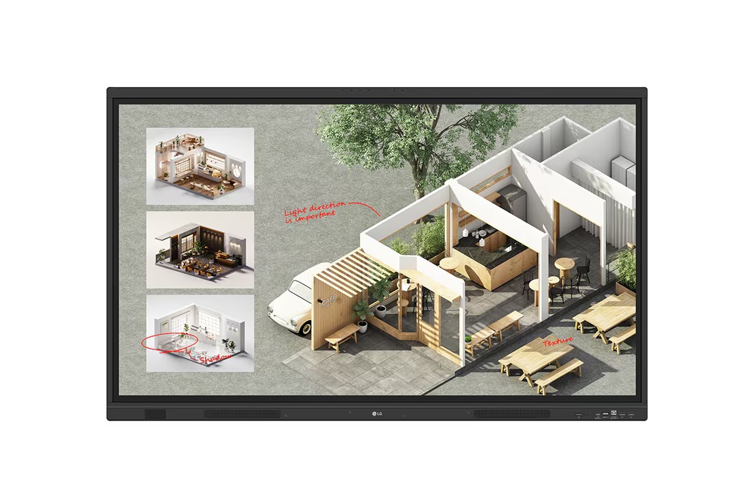 LG 전자칠판 55TR3DQ 55인치(140cm) 스마트보드 학교 학원 강의실 사무실 - 상세 이미지 2