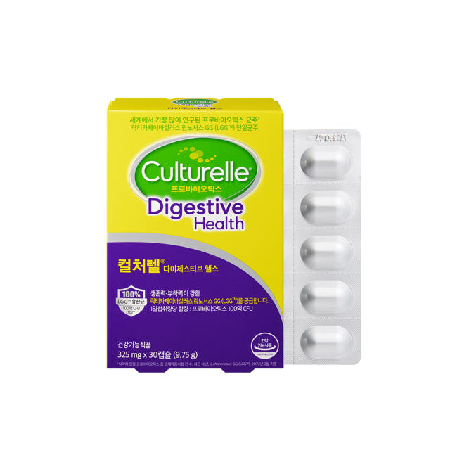 광동 컬처렐 LGG유산균 다이제스티브 헬스 325mg 30캡슐, 3개