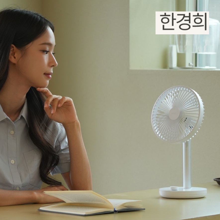 무선 소형 선풍기 무소음 탁상용 회전 선풍기 야외 차박 선풍기