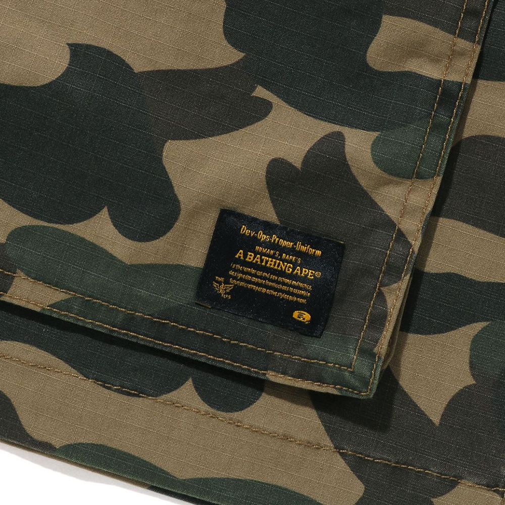 베이프 셔츠 1ST CAMO HEAVY WASHED MULTI POCKET CARGO LS SHIRT 1L80-131-302 - 상세 이미지 5