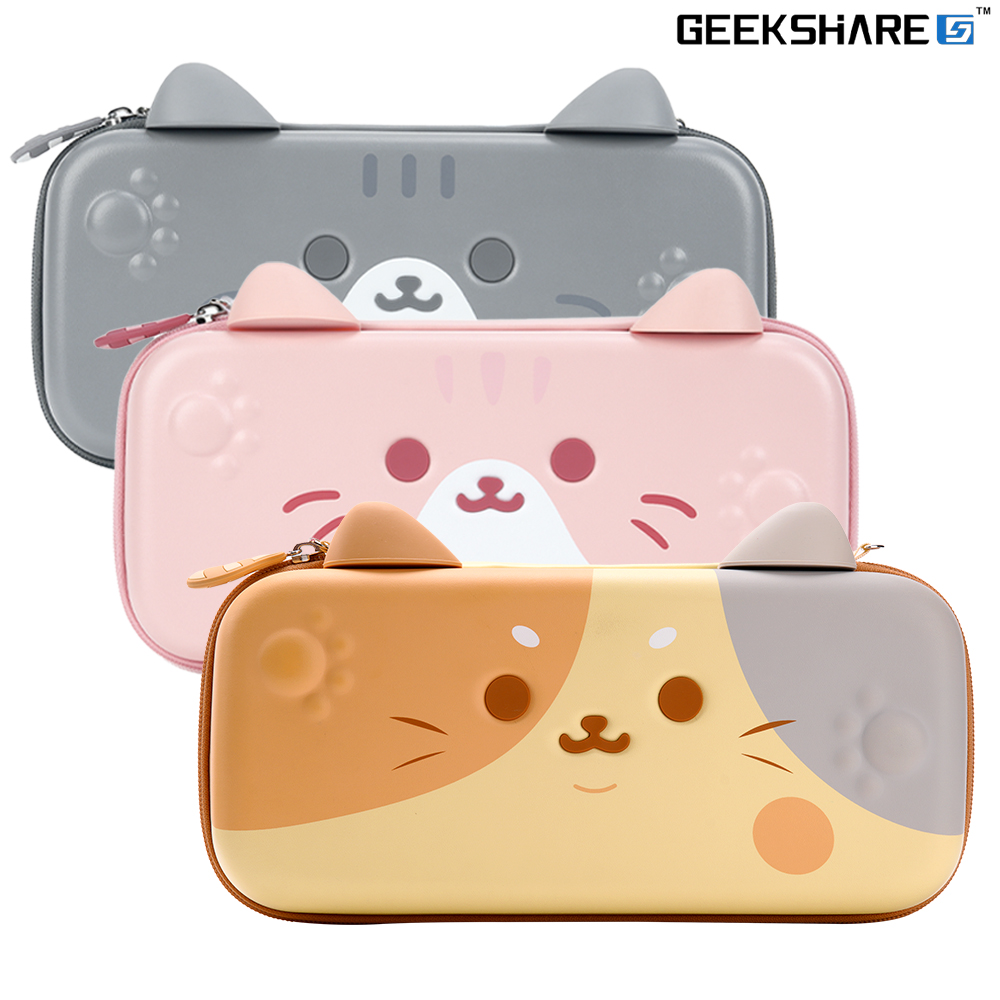 닌텐도 스위치2 파우치 케이스 긱쉐어 냥이 - 상세 이미지 3