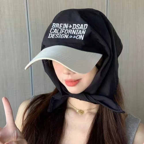 레터링 스카프볼캡 캡모자 두건 휴양지 기미가리는 모자 이미지 6