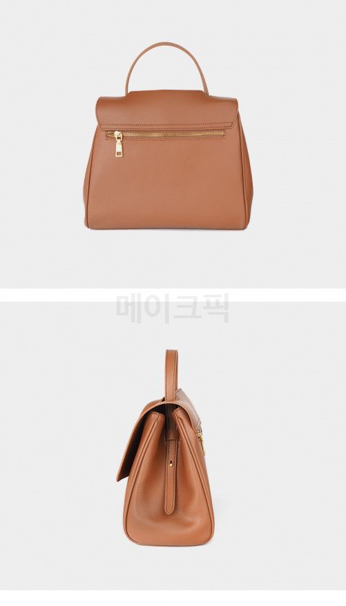 여성 가죽 숄더백 대용량 토트백 부드러운 가죽 소재 데일리 메신저 백 스타일리시한 여성용 가방 이미지 6