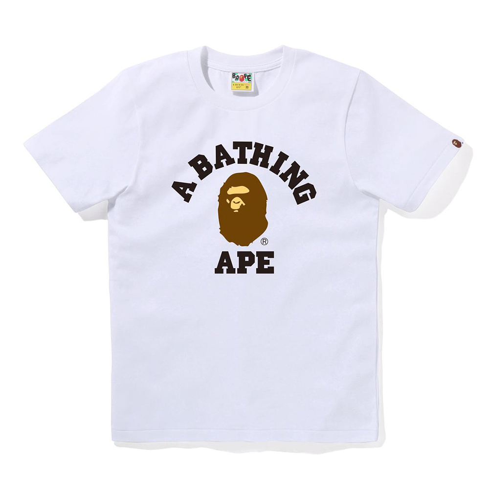 베이프 우먼즈 반팔티 COLLEGE TEE 1L80-210-001 - 상품 이미지