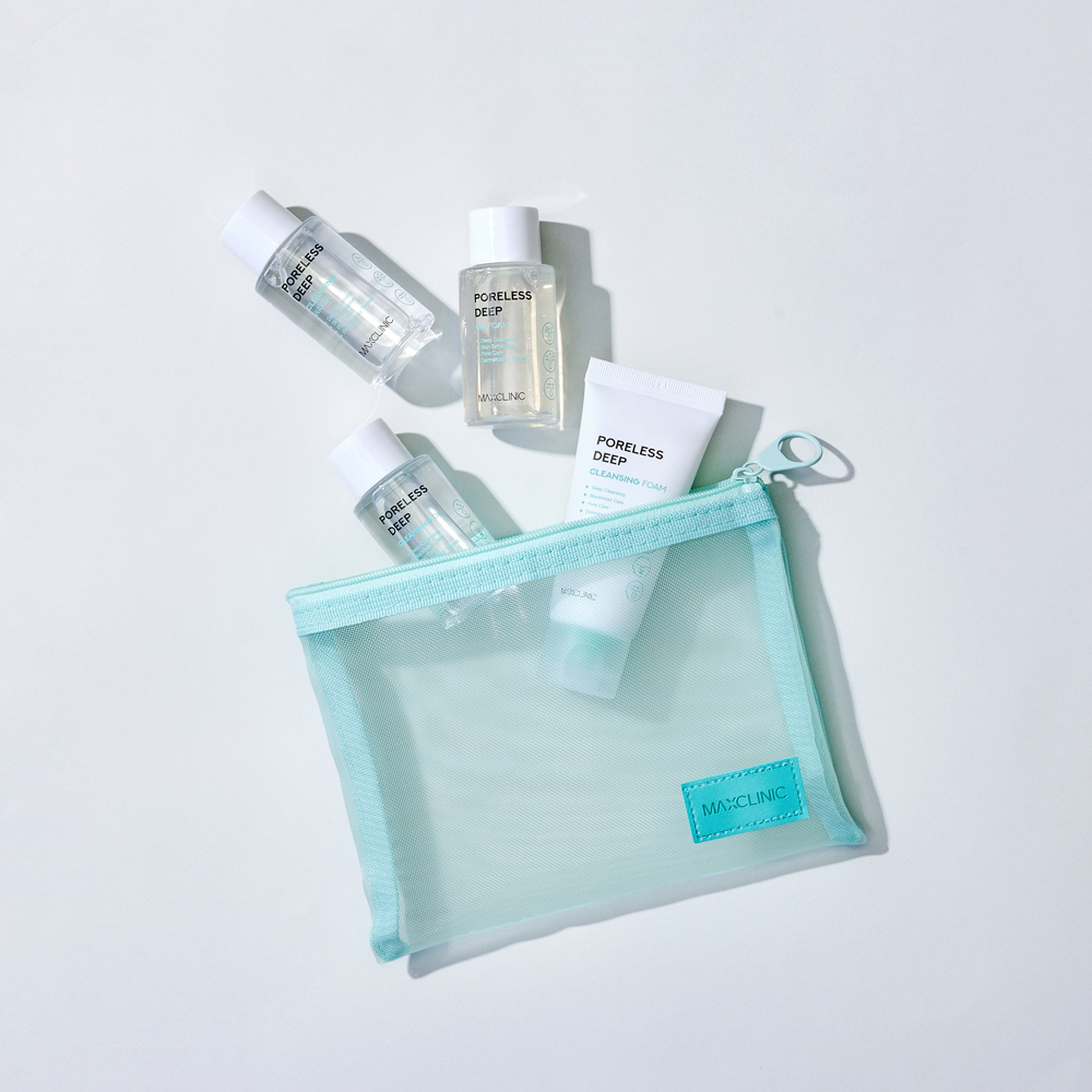 맥스클리닉 포어리스 딥 클렌징 트라이얼 KIT 4종+파우치 - 상세 이미지 4