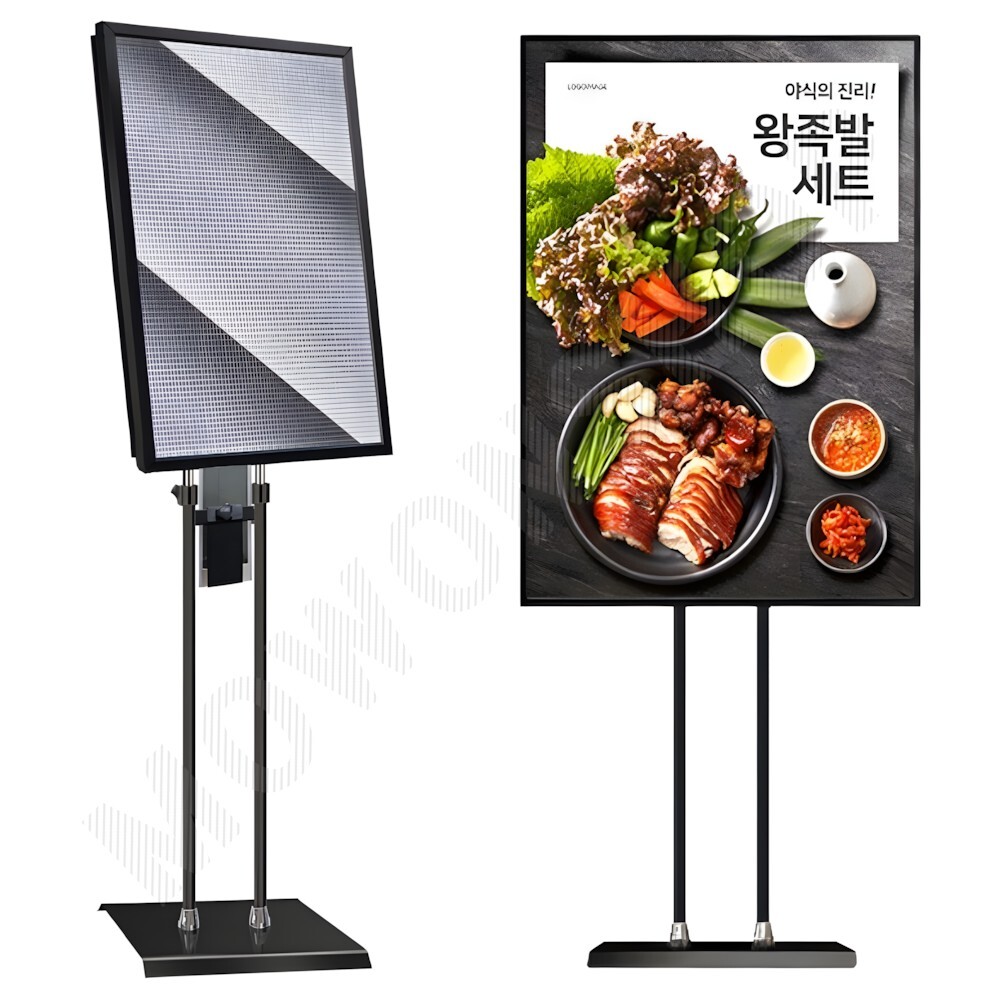 LED POP 게시대 배너대 실외 실외용 배너 거치대 입간판 A1 - 상품 이미지