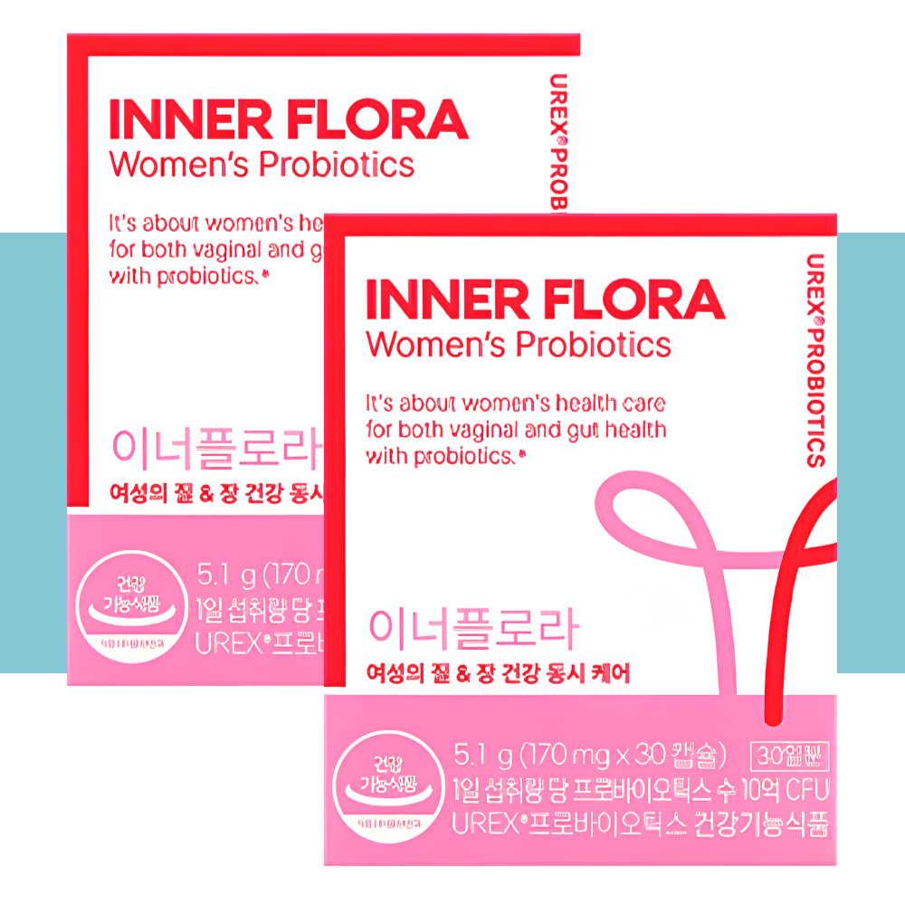 이너플로라 질유산균 뉴오리진 UREX 30캡슐X2박스 - 상품 이미지