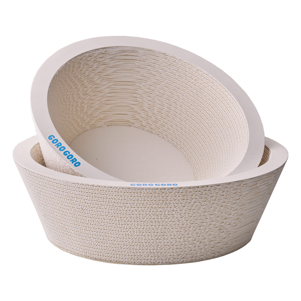 고로고로 고양이 보울 스크래쳐 원형 바구니 2종 세트 제품 이미지