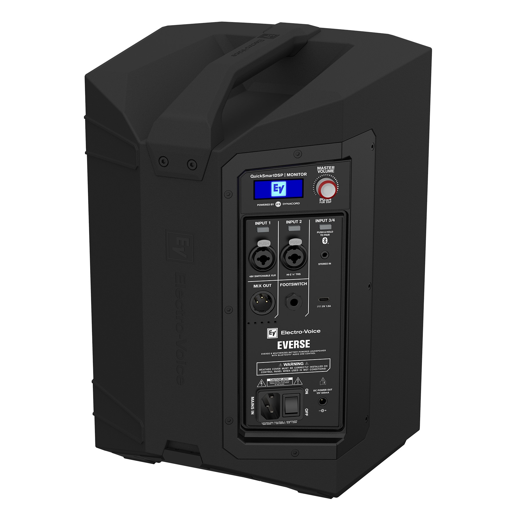 EV EVERSE8 이브이 충전식 파워드 스피커 휴대용 블루투스 방수 400W 공연 행사 - 상세 이미지 5