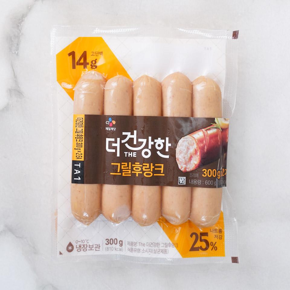 메가마트 CJ 더 건강한 그릴후랑크 소시지 300gx2개 - 메인 이미지