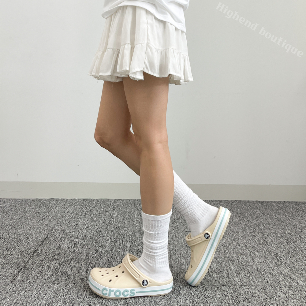 크록스 바야 클로그 클래식 크록 크럭스 샌들 원더 화이트, 240