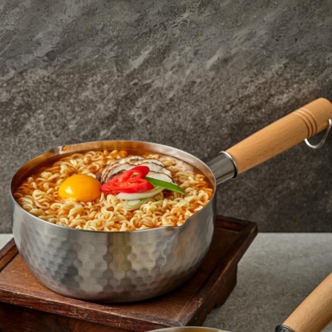 [도착보장] 클래딘 IH 통3중 스텐 인덕션 함마톤 라면 찌개 편수냄비 18cm - 상세 이미지 3