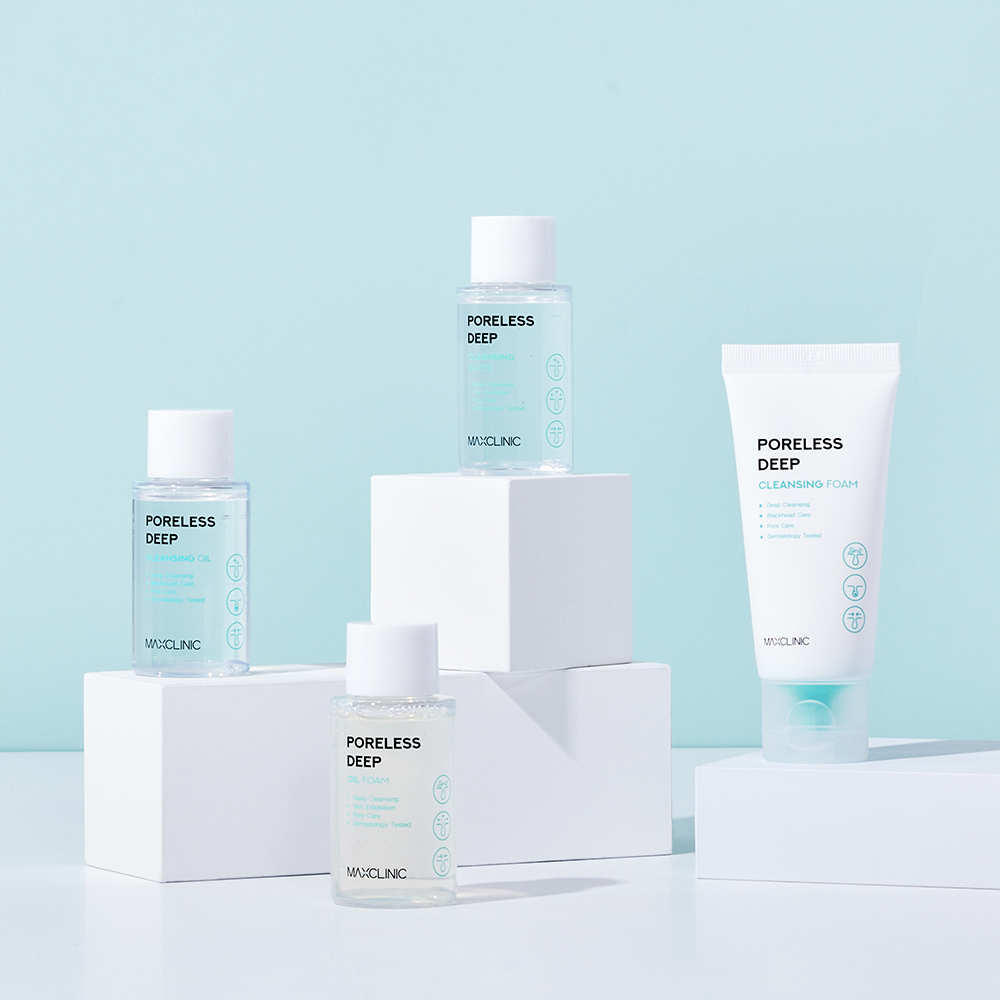 맥스클리닉 포어리스 딥 클렌징 트라이얼 KIT 4종+파우치 - 상세 이미지 3