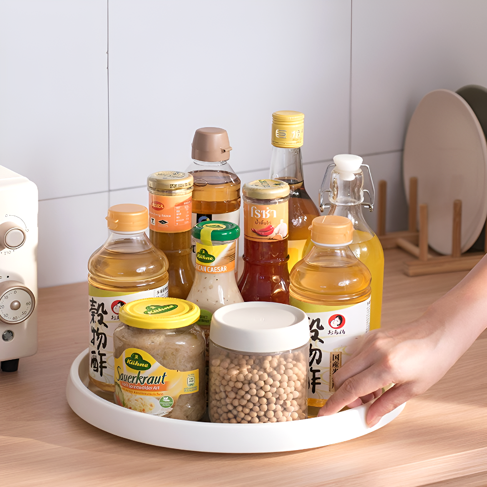 회전트레이 냉장고소스 양념통 정리함 냉장고턴테이블 제품 이미지