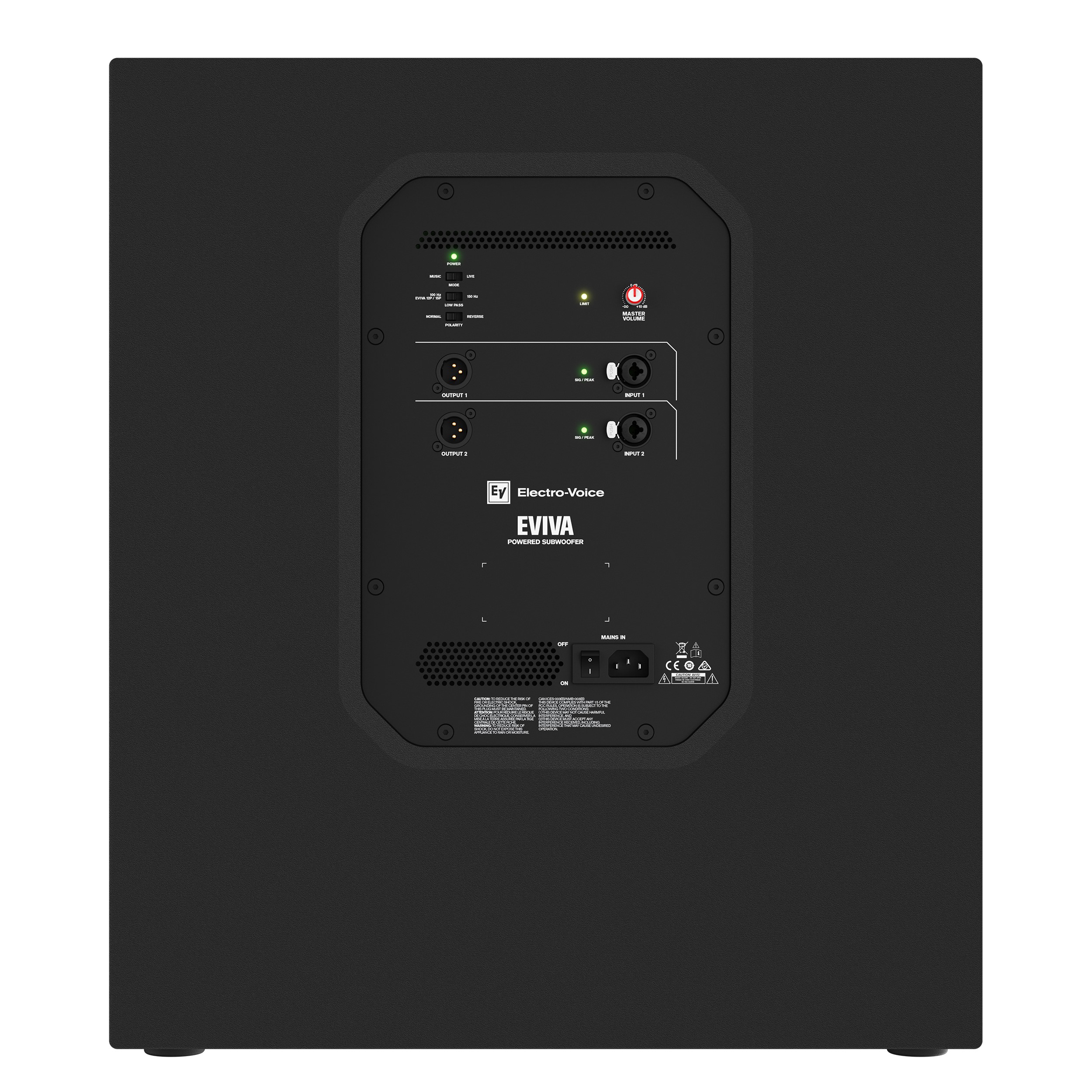 EV EVIVA18SP-EU 이브이 파워드 서브우퍼 스피커 블루투스 1000W - 상세 이미지 5