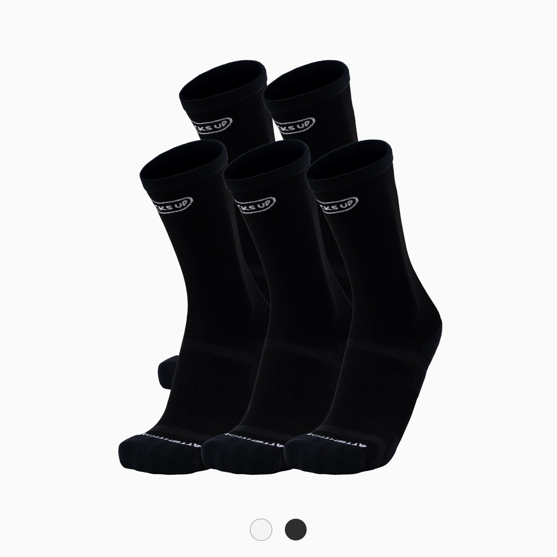 [삭스업] 어텐션 드라이 러닝 크루삭스 PRO 5PACK - 상세 이미지 2