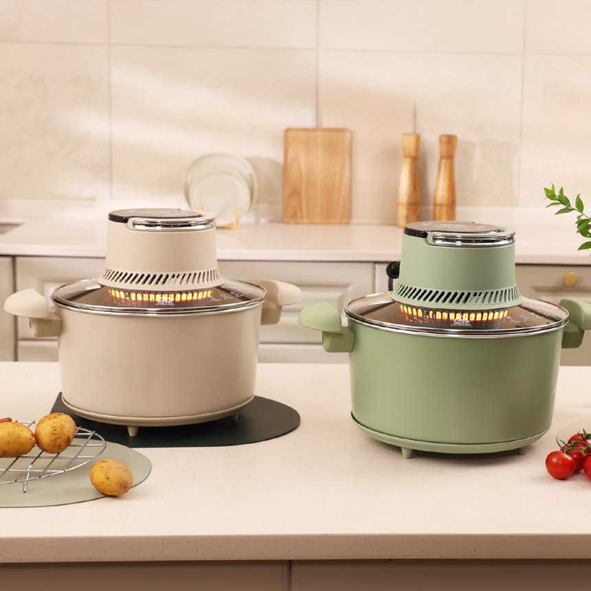 몬타 에어광파 요리왕 8.3L 대용량 에어프라이 광파 전기 오븐