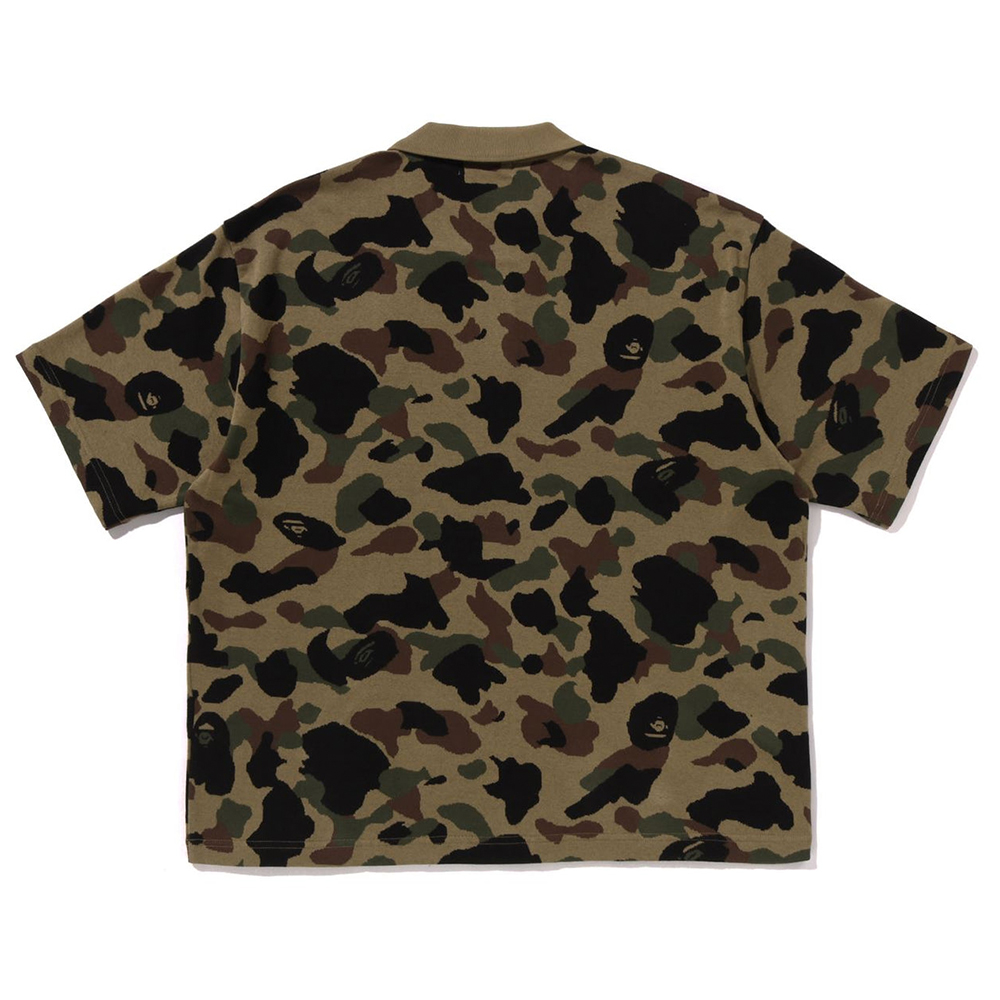 베이프 셔츠 1ST CAMO JACQUARD LOGO RELAXED FIT POLO SHIRT 1L80-112-302 - 상세 이미지 2