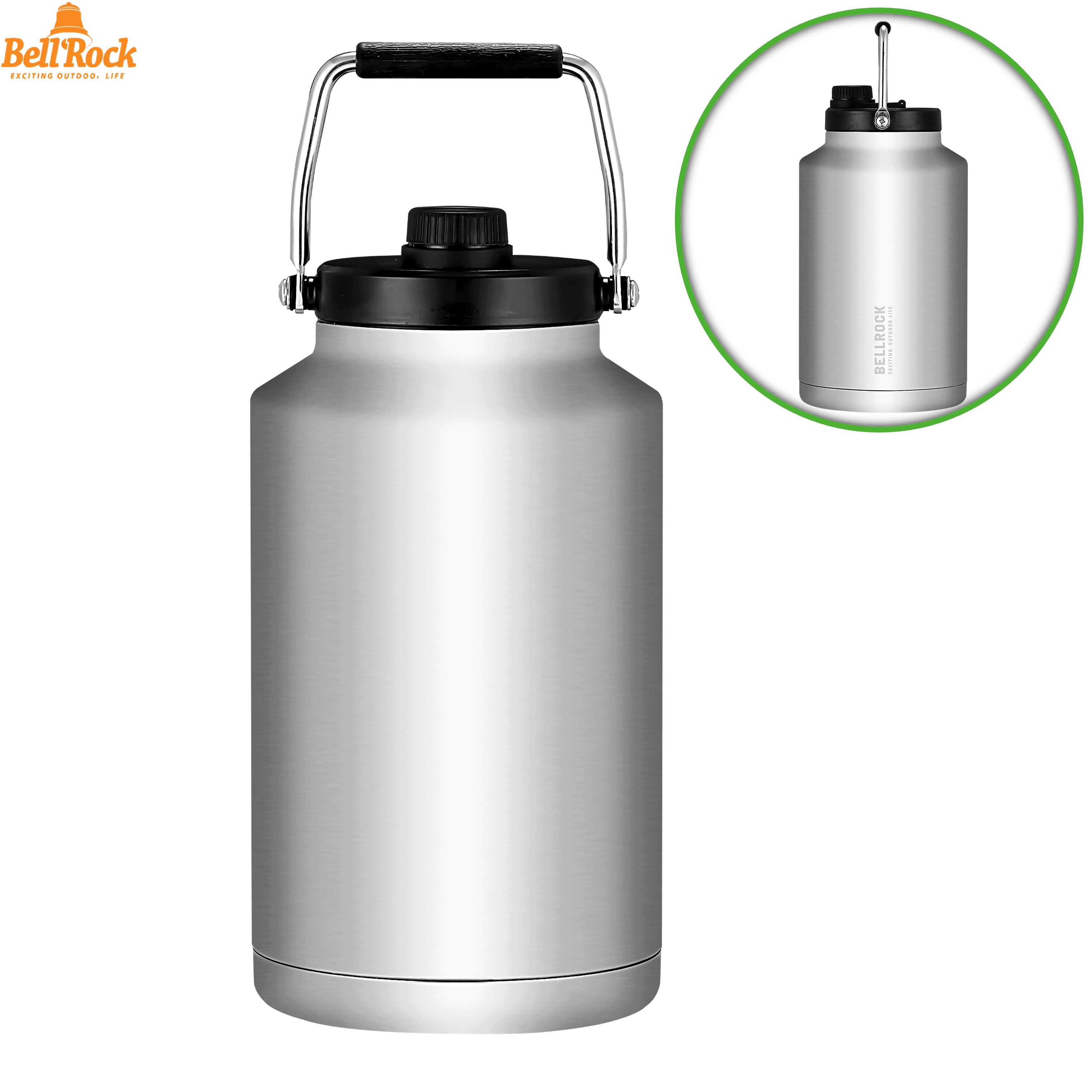 벨락 워터저그 5.5L 캠핑 물통 보냉 이중진공 보온 스텐