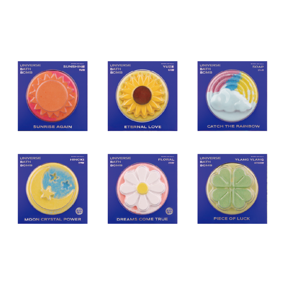 배쓰프로젝트 유니버스 배쓰밤 6종 택1 거품 목욕 입욕제 아로마
