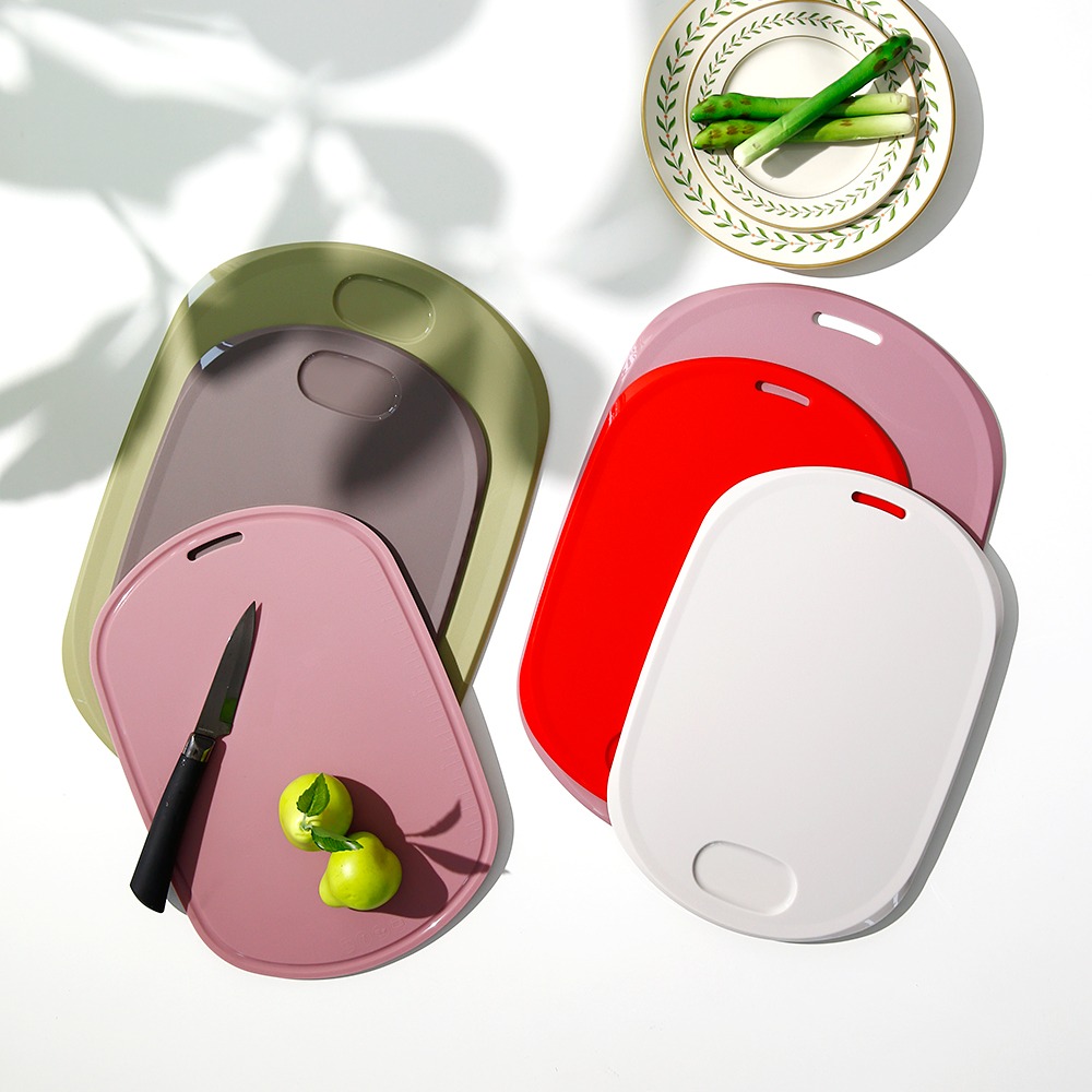 국내제작 플래티넘 실리콘 양면도마 소 외 눈금표기