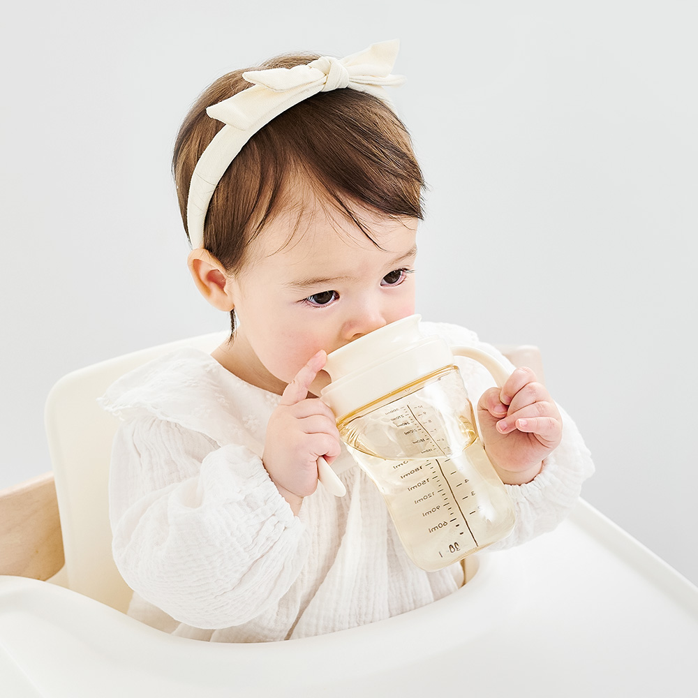 아띠래빗 자기주도 유아컵 흘림방지 아기물병 어린이집 유치원 물병 빨대컵 300ml