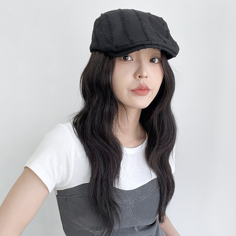 프린지 여름 헌팅캡 여성 마도로스 카페모자 - 상세 이미지 3